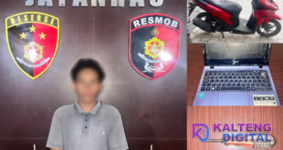 Polisi Tangkap Pelaku Pecah Kaca Mobil yang Beraksi di Sejumlah Titik Kota Palangka Raya