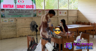 PT Unggul Lestari Gelar Khitanan Massal Gratis untuk Anak-anak Desa Tumbang Boloi