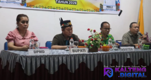 Bupati Katingan Tekankan Integritas Aparatur Desa dalam Pelayanan dan Pengelolaan Keuangan