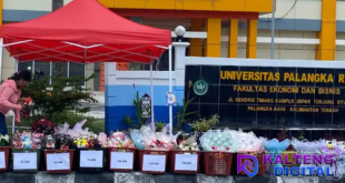 Wisuda UPR Bawa Berkah, Pedagang Buket Raup Jutaan dalam Sehari